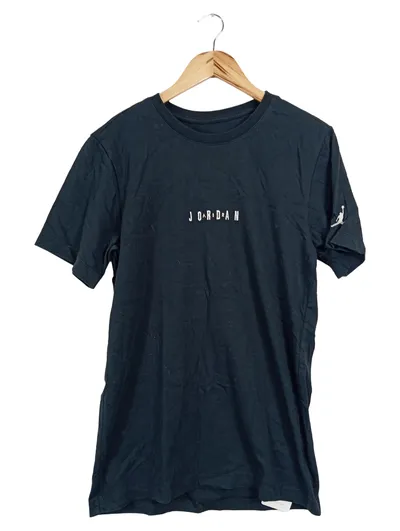 Jordan Herren T-Shirt Schwarz Gr. 46;S Sportlich Logo-Print