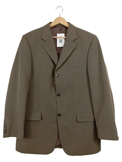 s.Oliver Herren Sakko Gr. 48 Beige Meliert Business Klassisch