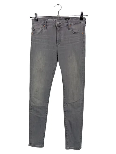 Adriano Goldschmied Damen Jeans Skinny Fit 36 Grau Casual Farrah Ankle