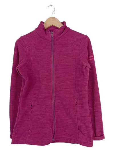 Eider Fleecejacke Damen Pink Gr. 36 Outdoor Melange Reißverschluss