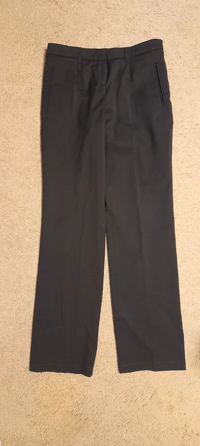 ERBEKO GmbH Herren Anzughose Business Uni Blau W37/52/XL Polyester Wolle