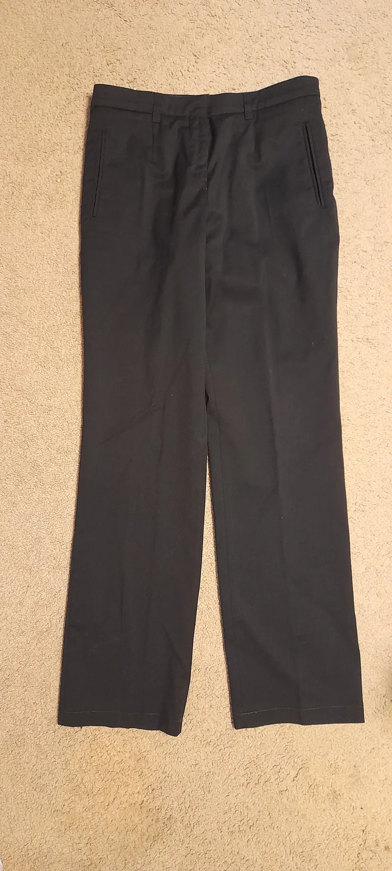 ERBEKO GmbH Herren Anzughose Business Uni Blau W37/52/XL Polyester Wolle 2