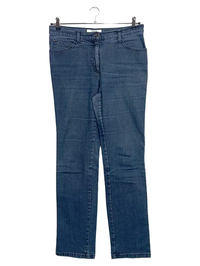 BRAX Damen Jeans Regular Fit Blau Größe L Casual