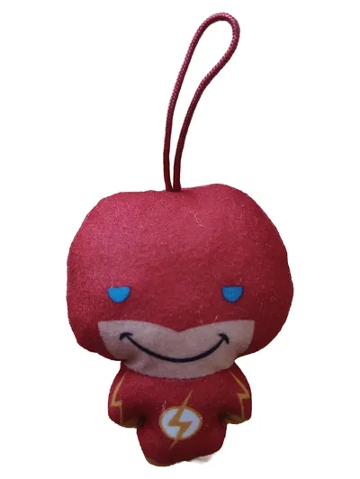 DC The Flash Plüschfigur Schlüsselanhänger Rot Kinder Charmant