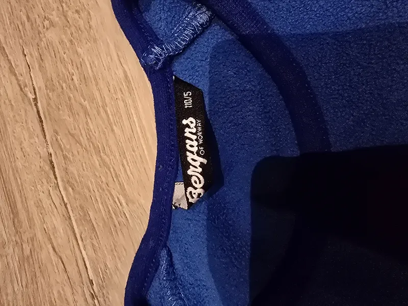 Bergans Kinder Fleecepullover Gr. 98 Blau Outdoor Grafik Muster 5