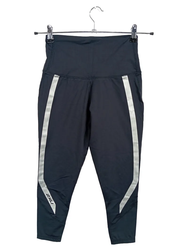 2XU Damen Sport Leggings Schwarz Gr. S W28 L22 1