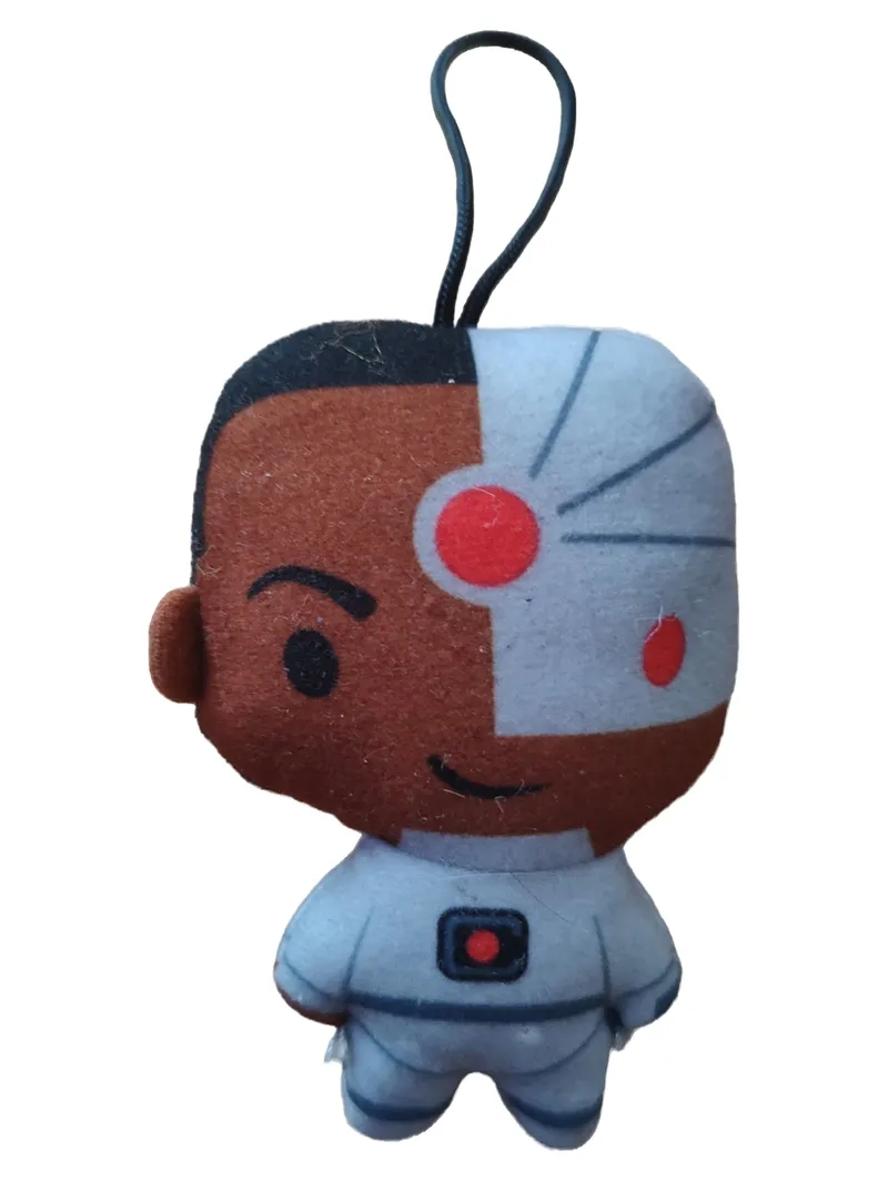 DC Comics Cyborg Plüsch Schlüsselanhänger Kinder Mehrfarbig Charmant 1