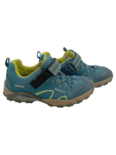 Meindl Kinder Outdoorschuhe Wanderschuhe Petrol Gr. 28 Nässeschutz