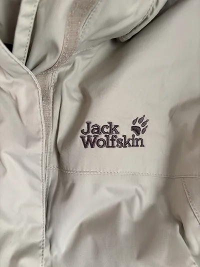 Jack Wolfskin Damen Outdoorjacke Parka Winterjacke Beige Gr. M