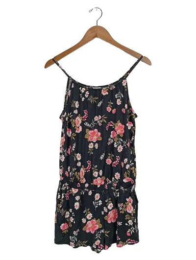 LASCANA Damen Freizeitkleid Gr. 36 S Blumenmuster Mehrfarbig Casual