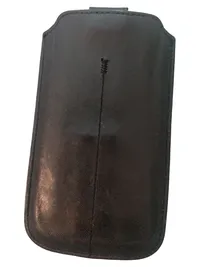 HUGO BOSS Leder Handytasche Smartphone Hülle Schwarz Elegant 3