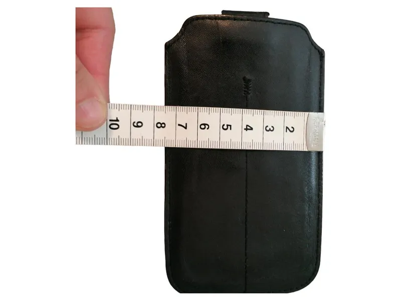 HUGO BOSS Leder Handytasche Smartphone Hülle Schwarz Elegant 5