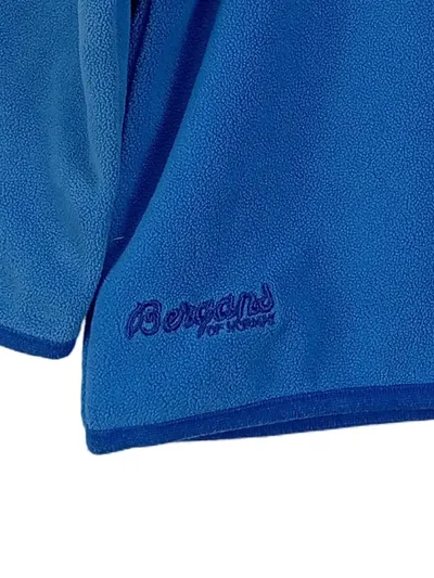 Bergans Kinder Fleece Pullover Blau Gr. 110 Grafik Muster Outdoor