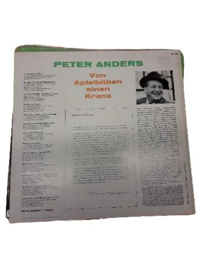 Peter Anders Von Apfelblüten Einen Kranz Vinyl LP Odeon Schlager