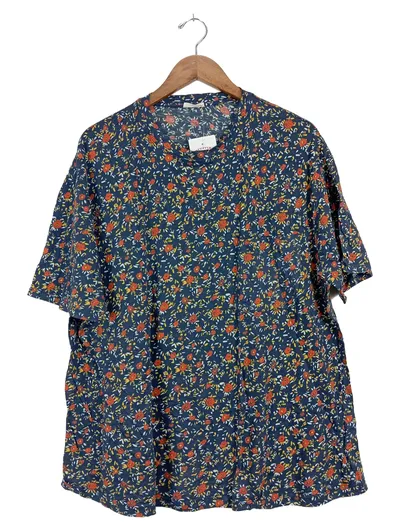 American Vintage Damen Bluse Blumenmuster Mehrfarbig Gr. MxL Casual