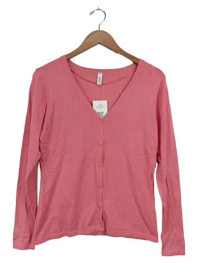 Soyaconcept Damen Strickjacke Rosa Gr. 38/M Casual Langarm