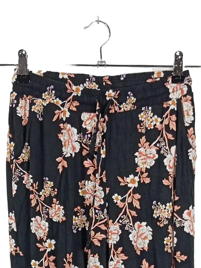 LASCANA Damen Jogginghose Blumenmuster Mehrfarbig Gr. 36 S Freizeit