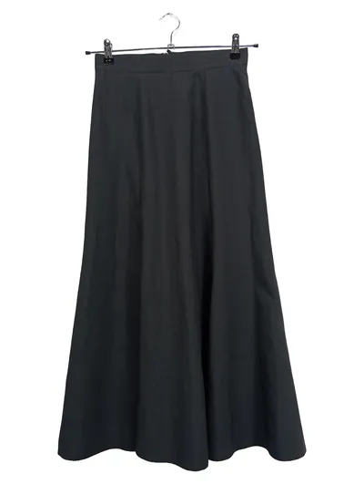 Country Line Damen A-Linienrock Gr. 36 Schwarz Klassisch Maxirock