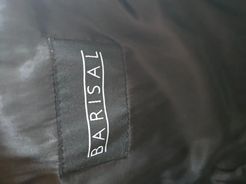 Barisal Herren Sakko Business Schwarz Gr. 52/XL Gestreift Blazer Anzugjacke 5