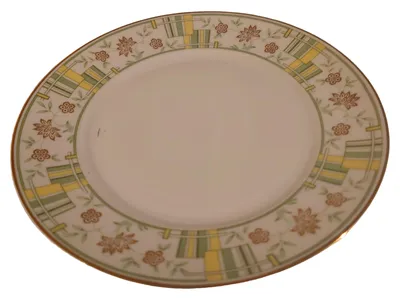 Krautheim Essteller 8030 Vintage Blumenmuster Mehrfarbig 20cm Porzellan
