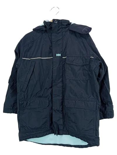 Helly Hansen Kinder Outdoorjacke Gr. 116 Blau Winterjacke Kapuze
