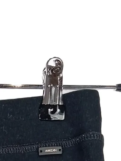 Marc Cain Damen Bleistiftrock Gr. 38 M Schwarz Basic Baumwolle