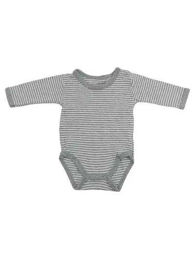 Fixoni Baby Body Langarm Gestreift Größe 56 Mehrfarbig Baumwolle