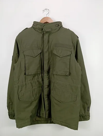 Superdry Herren Feldjacke Outdoor Grün Gr. 52;XL