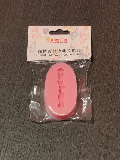 YQYM Fondant Spitzen Silikonform Giessform Kuchen Deko Blumen Pink