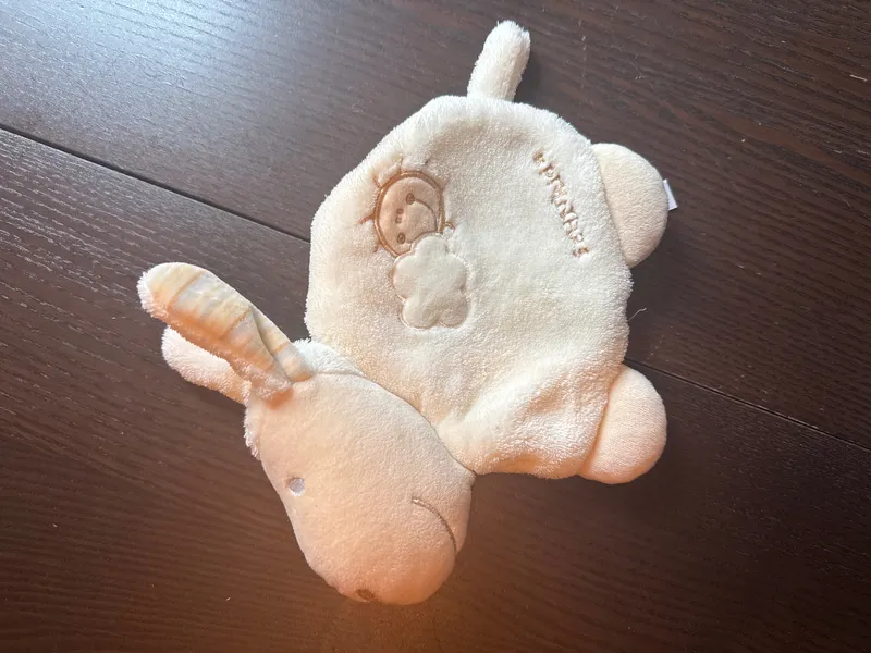 Fehn Baby Kuscheltier Hase Beige Plüschtier Schmusetier 2