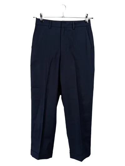 CLOSED Anzughose Damen Gr. 26 Business Hose Blau Wolle Elegant