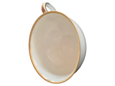 Edelstein Bavaria Porzellan Tasse Elegant Weiß Frauenlob 200ml