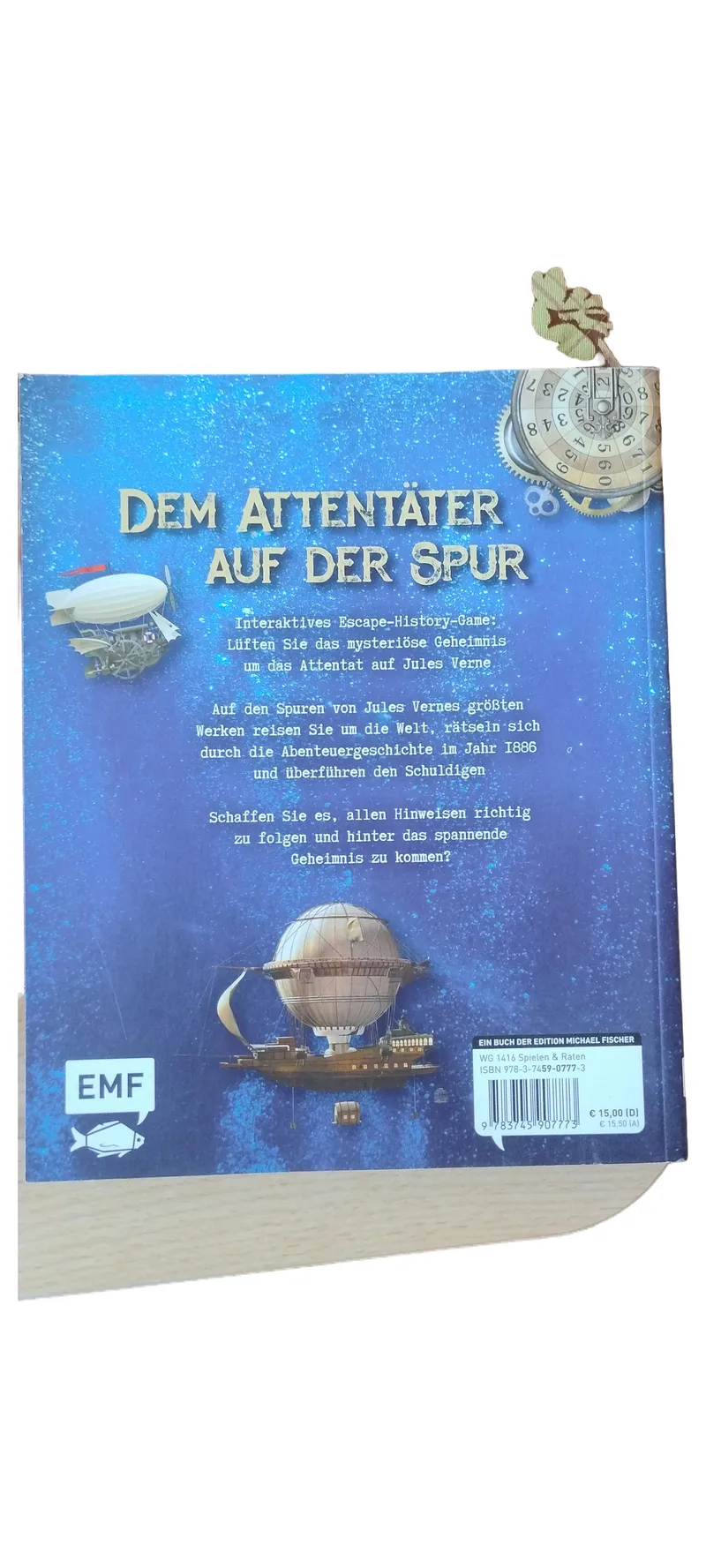 EMF Rätselspiel Escape History Attentat auf Jules Verne Abenteuer Geschichte 2