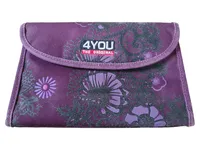 4YOU The Original Federmäppchen Lila Blumenmuster Kinder Federtasche 1