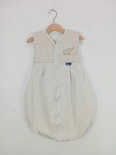 ALVI Baby Schlafsack Elefant Beige Gr. 70 Kinderschlafsack