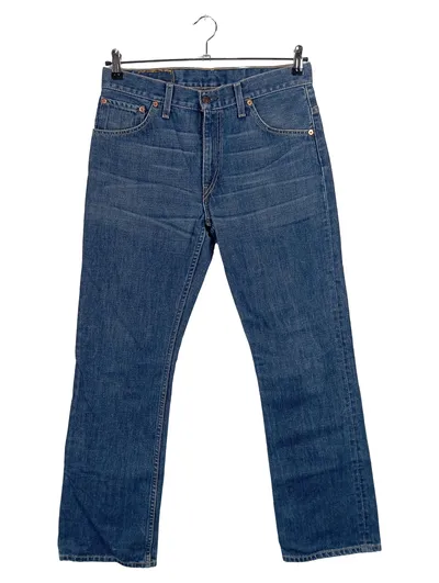 Levi's 501 Herren Jeans Straight Leg Blau W30 L32 Klassisch Baumwolle