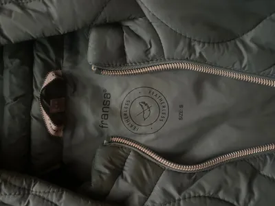 Fransa Damen Steppweste mit Kapuze Grün Gr. 36/S Casual