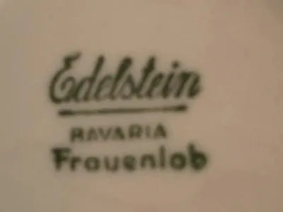 Edelstein Bavaria Teetasse Frauenlob Porzellan Weiß Elegant Vintage