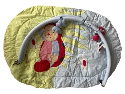 Sterntaler Spielbogen Marienkäfer Baby Krabbeldecke Stoff Mehrfarbig 90x50cm