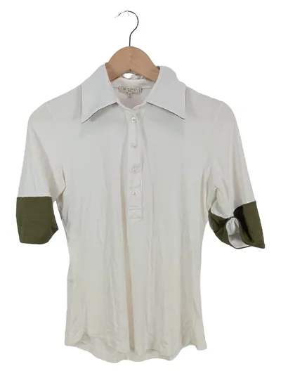 Etro Poloshirt Damen Gr. 42/XL Mehrfarbig Baumwolle Klassisch Kurzarm