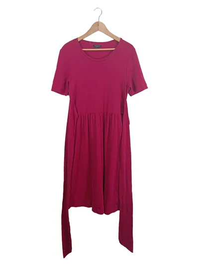SELECTED FEMME Freizeitkleid Pink Gr. 42/XL Baumwolle Midi Casual