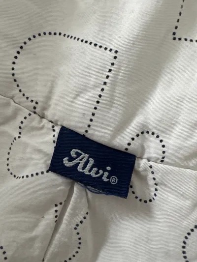 ALVI Baby Schlafsack Gr. 70 Weiß Herz Muster Gepunktet Kinder