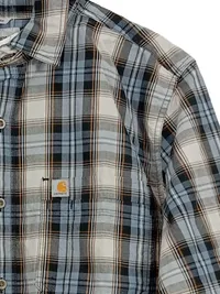 Carhartt Herren Freizeithemd Karohemd Gr. 50/L Mehrfarbig Casual Langarm 2