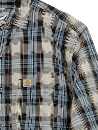 Carhartt Herren Freizeithemd Karohemd Gr. 50/L Mehrfarbig Casual Langarm