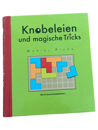 Knobeleien und magische Tricks Daniel Picon Buch mit 8 Ausschneidebildern