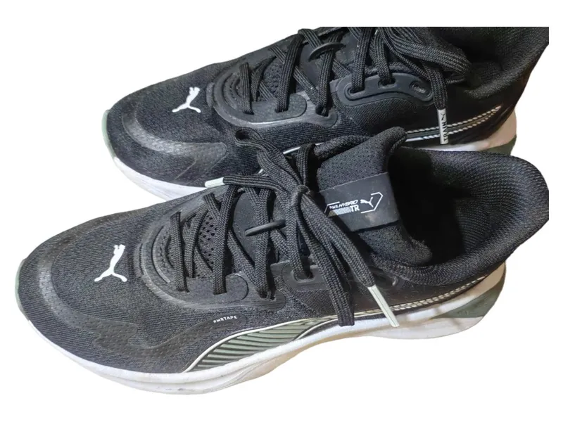 Puma PWR Hybrid NRG TR Herren Sportschuhe Schnürung Textil Schwarz 38 5