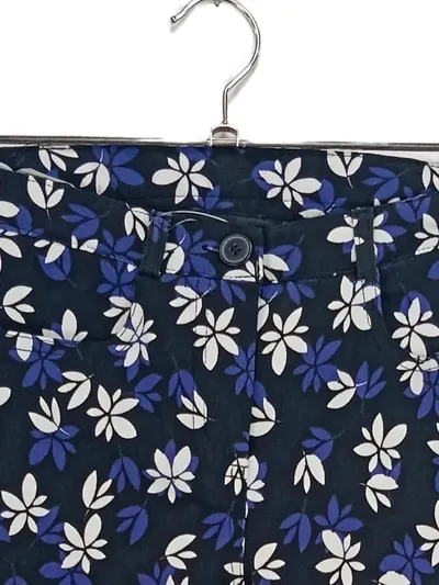 Dorothy Perkins Damen Stoffhose Gr. 34 XS Mehrfarbig Blumenmuster Casual