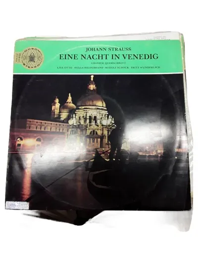 Odeon Johann Strauss Eine Nacht in Venedig LP Vinyl Klassik Operette