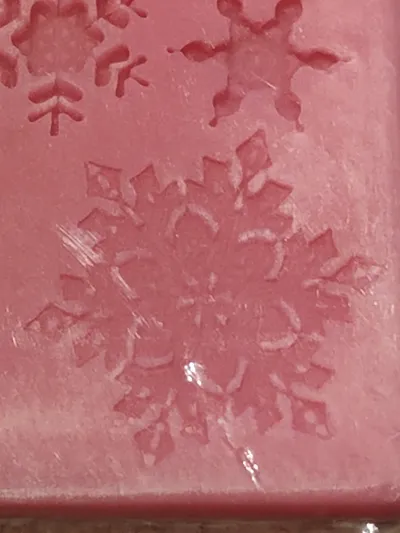 YQYM Schneeflocken Silikonform Fondant Spitzen Backform Giessform Pink Deko