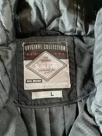 Sublevel Herren Sweatjacke Kapuzenjacke Gr. 50/L Schwarz Streetwear 5